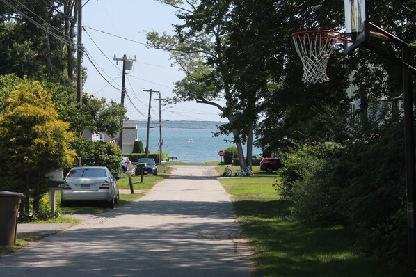 Niantic Bay from end of driveway.