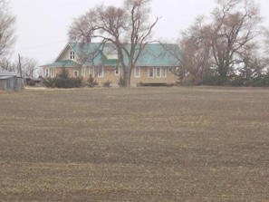 Farmhouse and fields