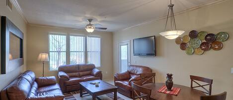 Large, luxurious living room