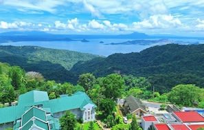 My place is in CITYLAND Tagaytay condo with the best view-deck on 24F Rooftop.