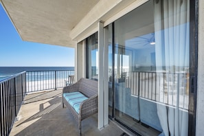 Private balcony overlooking the gulf.