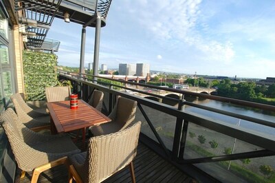 Executive Standard Duplex-Penthouse in Glasgow City Centre, eine unglaubliche Aussicht