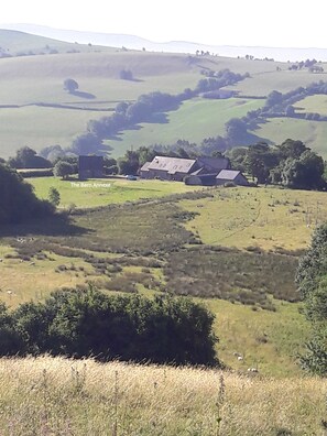 Looking down from Cefn Llwydallt