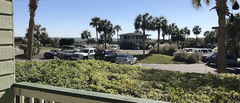 Covered deck view