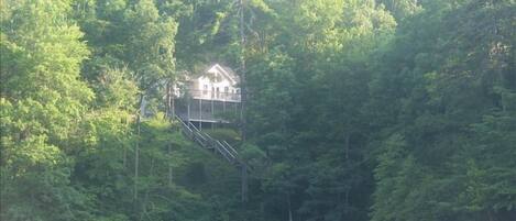 View of House and Dock From The Lake. Very private