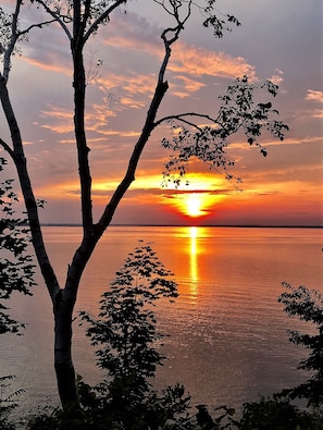 sunset over Mississquoi Bay