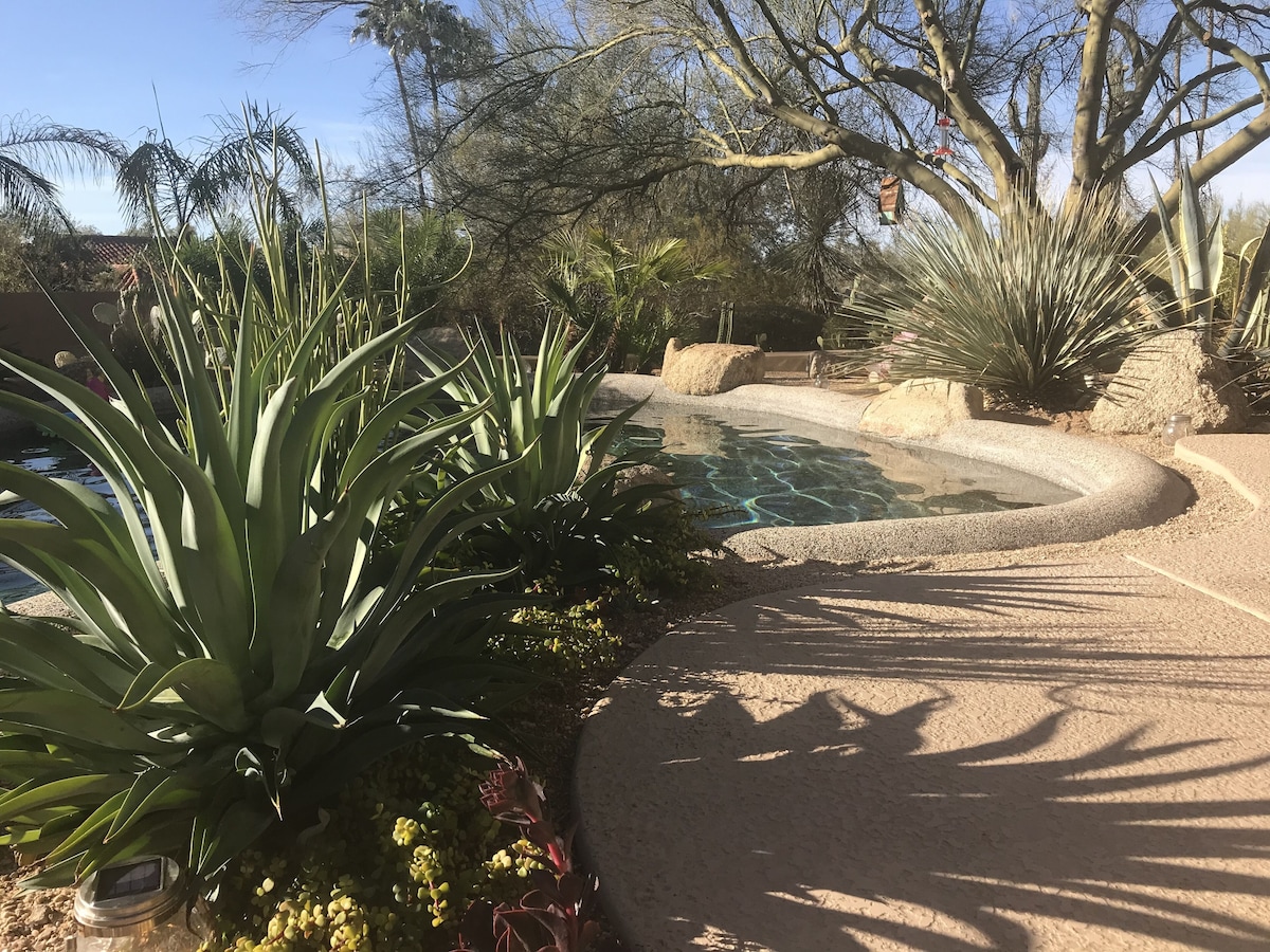 Private Contemporary Adobe N. Scottsdale Golf Central, Resort Style Pool&Misters