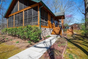 7 stairs to the front door
