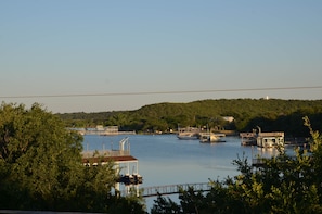 Rooftop view of lake