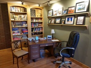 Welcome Desk (Base of Stairs)