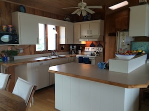 Kitchen (from dining area). 