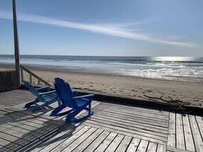 ocean front deck