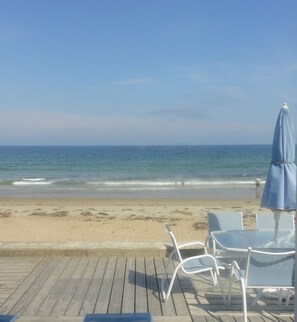 ocean front deck