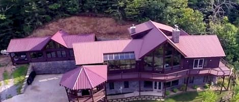 7000+ square feet of lodge and pool house, including two story gazebo.  