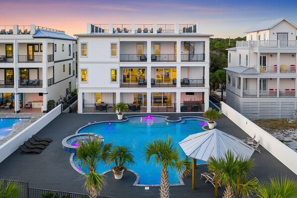 The Enclave on 30A - Luxury 30A Vacation Rental House with Private Pool and Beach View in Dune Allen Beach - Five Star Properties Destin/30A