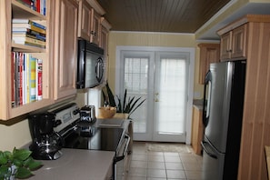 Doors to deck