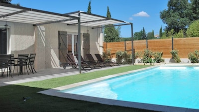 Villa climatisée indépendante avec sa piscine privée et balnéothérapie. 