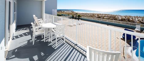 Balcony View - 
Islander Beach Resort, Unit 2005, Okaloosa Island, Fort Walton Beach Vacation Rentals