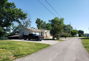 Parking for boat and truck and access from street