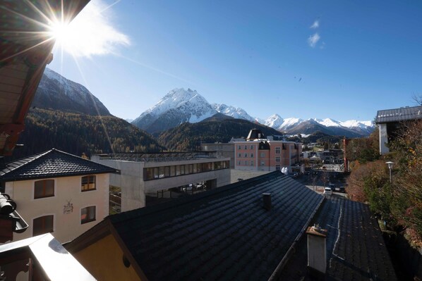 Blick von der Unterkunft