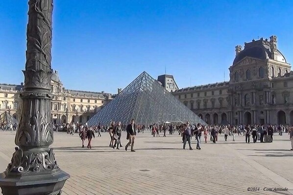 The Pyramide of Louvre Museum, 200m from your home