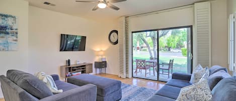 Cathedral City Vacation Rental Condo | 1BR | 2BA | 850 Sq Ft | Step-Free Access