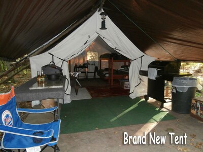 Fresh Air "WINTER  CAMPIING"  Private HEATED Professional Wilderness Camp  12 ac