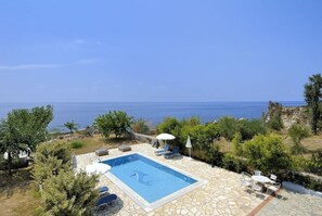 View over the pool