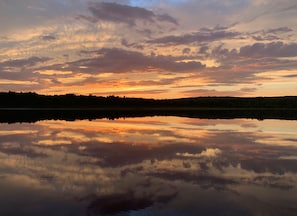 Sunset at Mainstream Pond 