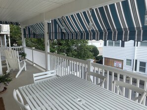 Back porch off den 