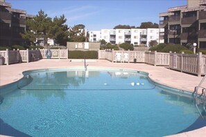 large heated pool