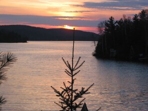 Sunset from the deck
