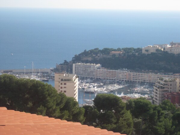 View of Monaco Harbour from the apartment