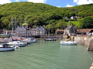 Enjoy the 1.5 mile woodland and coastal walk to picturesque Porlock Weir