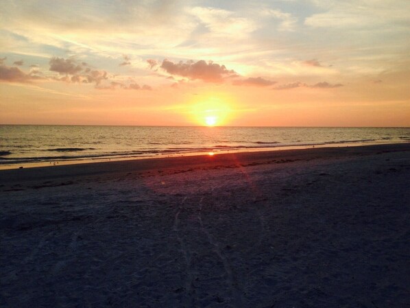 Beautiful sunset views on the Gulf of Mexico. So peaceful. 