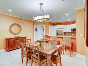 Dining Room and Kitchen at 8134 Wendover Dunes