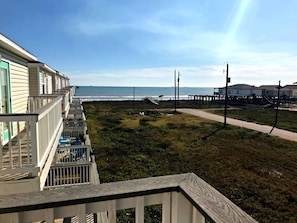 Direct water views and surf sounds from the deck!