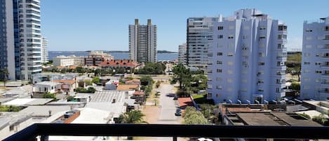 Vista frontal desde la amplia terraza