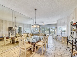 Dining Area with Ocean Views at 302 Barrington Arms