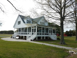 the cottage, with amazing wrapping porches