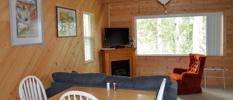 Main living area of cabin