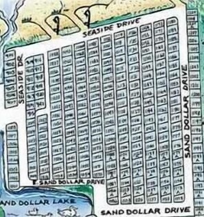 Map Of The Section Of Ocean Lakes That The Houses are In  #1070