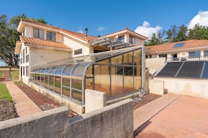 Outside of the Pool room