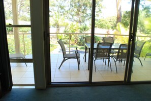 Lounge room opening onto verandah 
