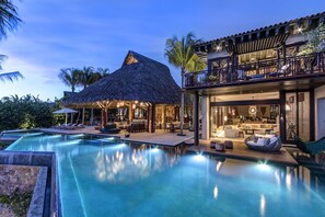 Enjoy our infinity swimming pool