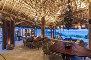 Have a meal in the Palapa