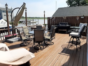 Deck with BBQ