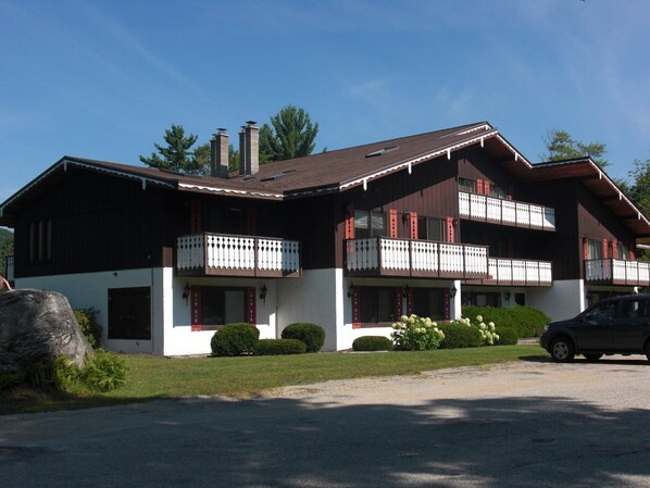 Outside front