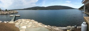 Panoramic view from the deck of Seaweed