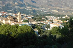 Pinos del Valle, taken from walk up to shrine